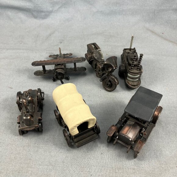 Lot of 6 VTG Miniature Vehicles Die Cast Metal Pencil Sharpeners - Picture 5 of 7